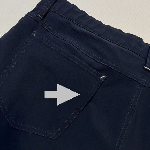 Footjoy Performance Golf Pants Mens 38x30 Navy Athletic Fit 24353 - Picture 11 of 13